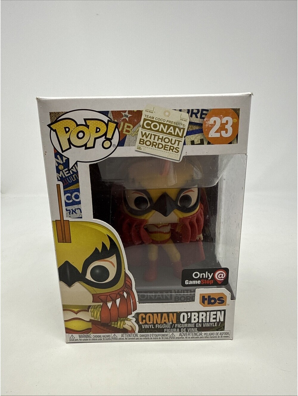 Funko Pop! Vinyl: Conan O'Brien- GameStop (Exclusive) #23 Damaged Box